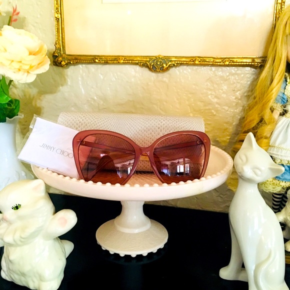 Jimmy Choo Accessories - Pink blush Jimmy choo sunglasses